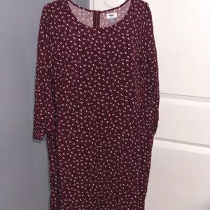 Women’s Old Navy Midi Floral Print Dress